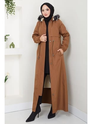 İçi Kürklü Tam Boy Bondit Mont Taba HM2331