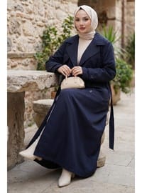 Kuşaklı Düğmeli Tamboy Trençkot