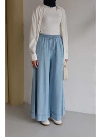 Bol Paça Denim Pantolon