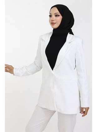 Kadın Ceket Beyaz 6146