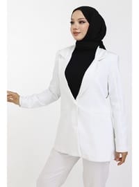 Kadın Ceket Beyaz 6146