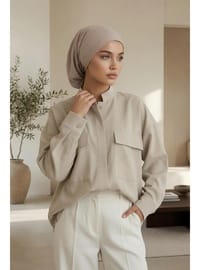 Drapeli Hazır Bone B 102A Vizon