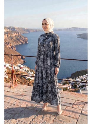 VİSKON TESETTÜR ELBİSE
