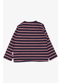 Breeze Kız Bebek Uzun Kollu Çizgili Tişört