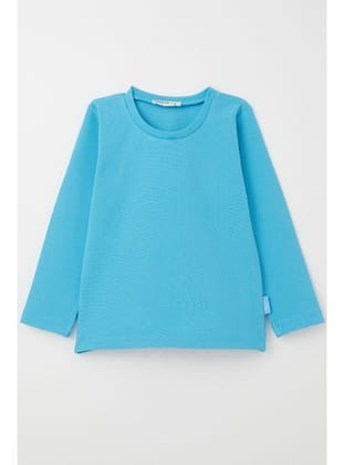 Breeze Erkek Bebek Uzun Kollu Tişört Basic 9 Ay-3 Yaş, Mavi
