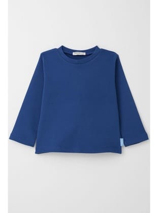 Breeze Erkek Çocuk Uzun Kollu Tişört Basic 1-4 Yaş, Koyu Mavi