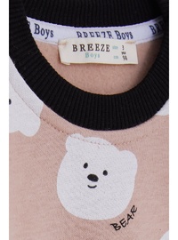 Kız Çocuk Ayıcık Desenli Sweatshirt