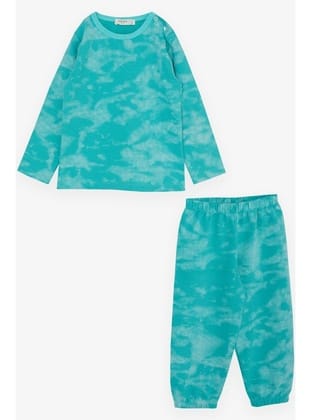 Breeze Girls & Boys Erkek Çocuk Pijama Takımı Desenli 1-4 Yaş, Yeşil