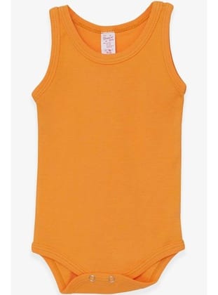 Breeze Kız Bebek Çıtçıtlı Body 9 Ay-3 Yaş, Hardal Sarı