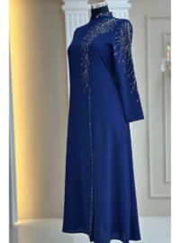 Abiye Elbise 145 cm Lacivert