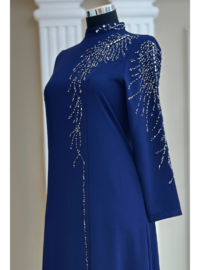 Abiye Elbise 145 cm Lacivert