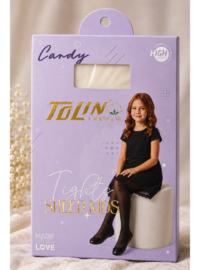 Kız Çocuk Candy 20 Mat Külotlu Çorap L200