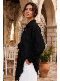 Bağlamalı Kimono S2334 Siyah
