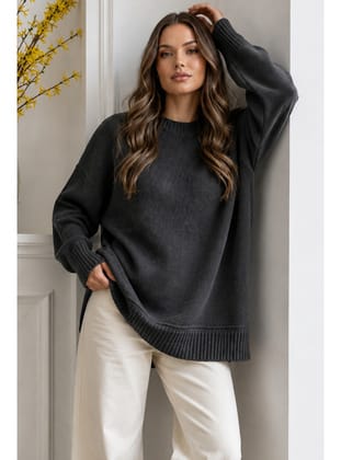 Triko Tunik R4517 Antrasit