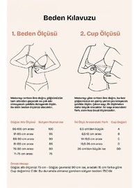 Lotus Lazer Dikişsiz Balensiz Push Up Sütyen Ten