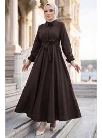 Kuşaklı Mevlana Elbise Acı Kahve HM2105