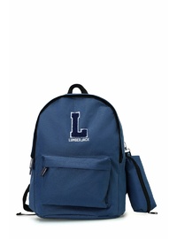 Lumberjack OXFORD Unisex Sırt Çantası Okul Çantası Kalemlikli