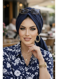 Koyu Lacivert Tokalı Bone