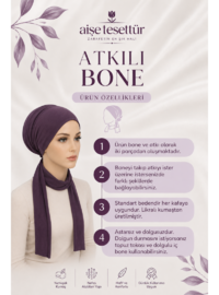 Taş Rengi Piliseli Atkılı Bone