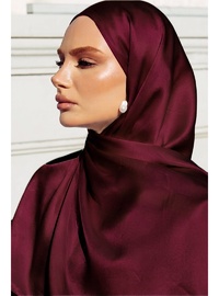 İpek Organze Abiye Şal BORDO 105