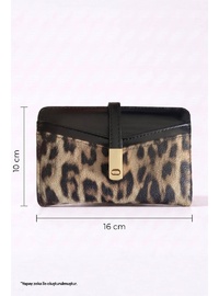 Leopar Desen Taba Cüzdan