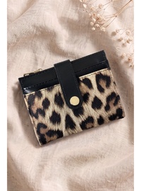 Leopar Detay Taba Cüzdan