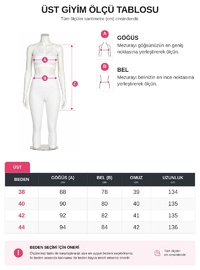 Düğmeli Fırfırlı Kemerli Jile Elbise İndigo