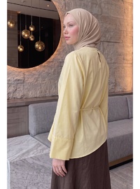 Verev Kesim Bluz Y0160 Sarı